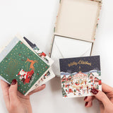 Season of Joy Christmas Card Square Boxset 12pk - Pure Apotheca