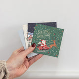 Season of Joy Christmas Card Square Boxset 12pk - Pure Apotheca
