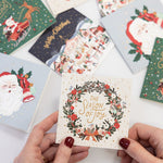 Season of Joy Christmas Card Square Boxset 12pk - Pure Apotheca