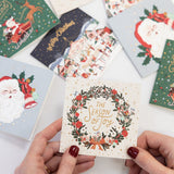 Season of Joy Christmas Card Square Boxset 12pk - Pure Apotheca