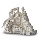 Seasons Frost Distressed White Nativity - 70.5cm/27.75" - Pure Apotheca
