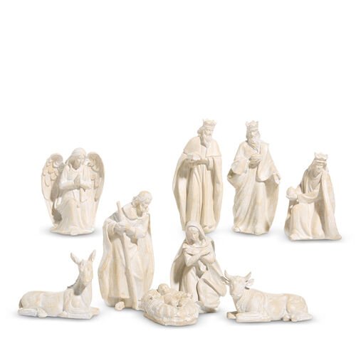 Season's Frost Nativity 7" Set/9 - Pure Apotheca
