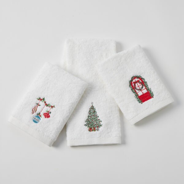 Seasons Greetings Hand Towel - 3 Asst Designs - Pure Apotheca