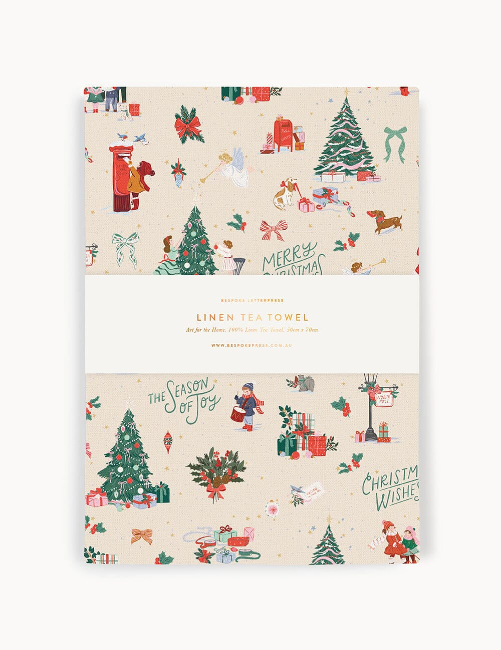Seasons of Joy Linen Teatowel - Pure Apotheca
