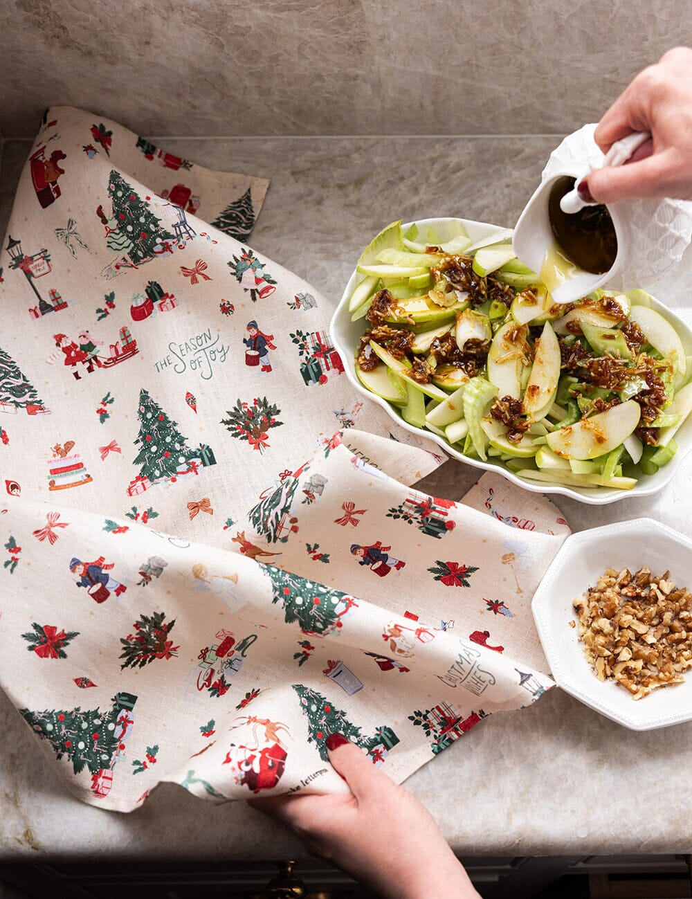 Seasons of Joy Linen Teatowel - Pure Apotheca