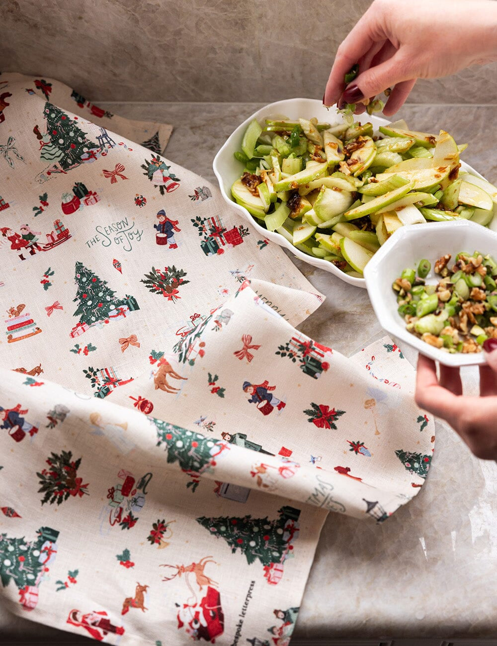 Seasons of Joy Linen Teatowel - Pure Apotheca