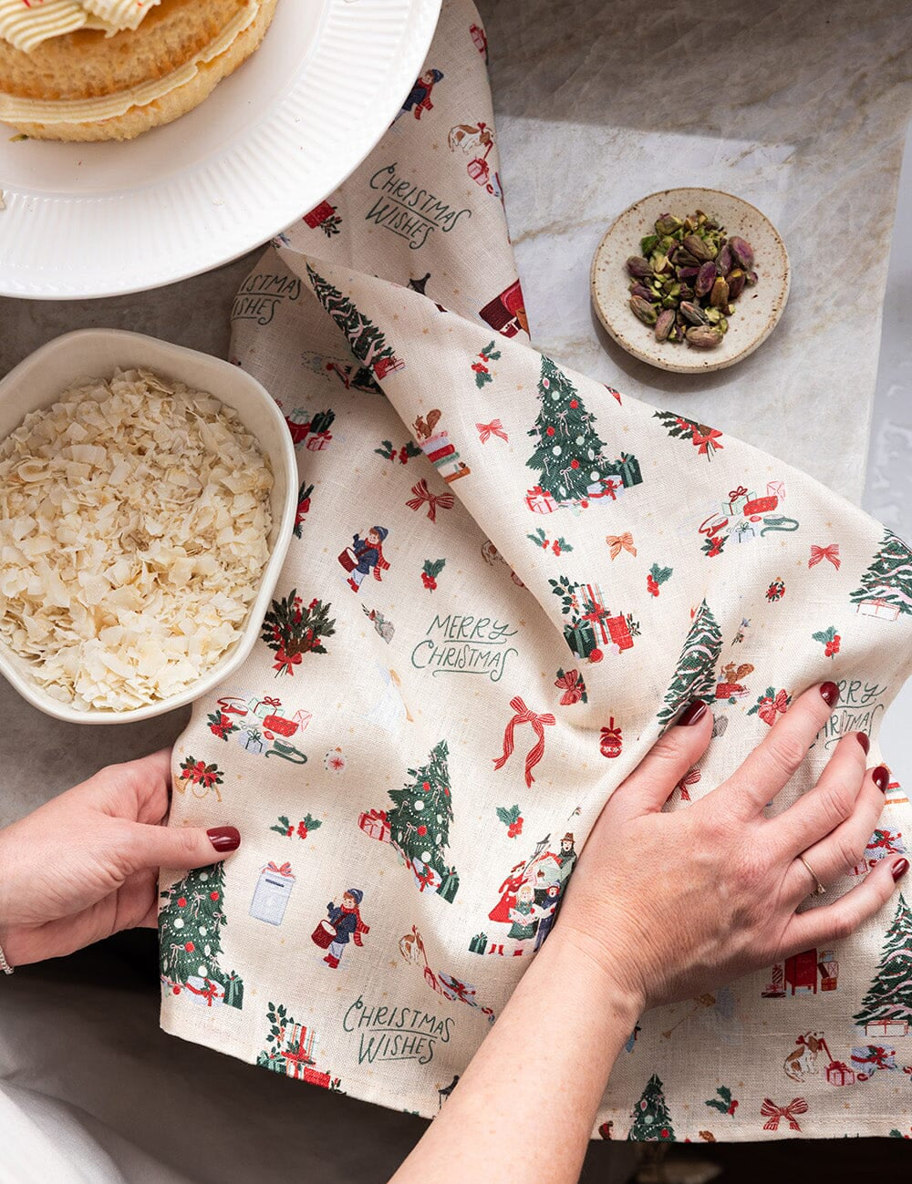 Seasons of Joy Linen Teatowel - Pure Apotheca