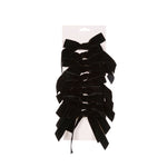 SET/10 5 CM BLACK VELVET BOWS - Pure Apotheca