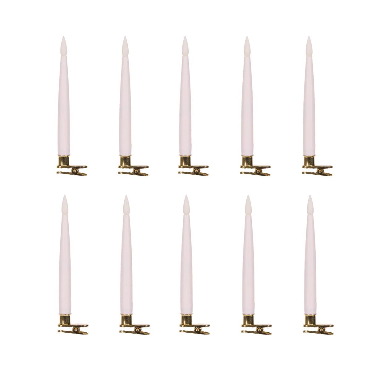 SET/10 LUXURY TAPER CLIP CANDLES - Pure Apotheca