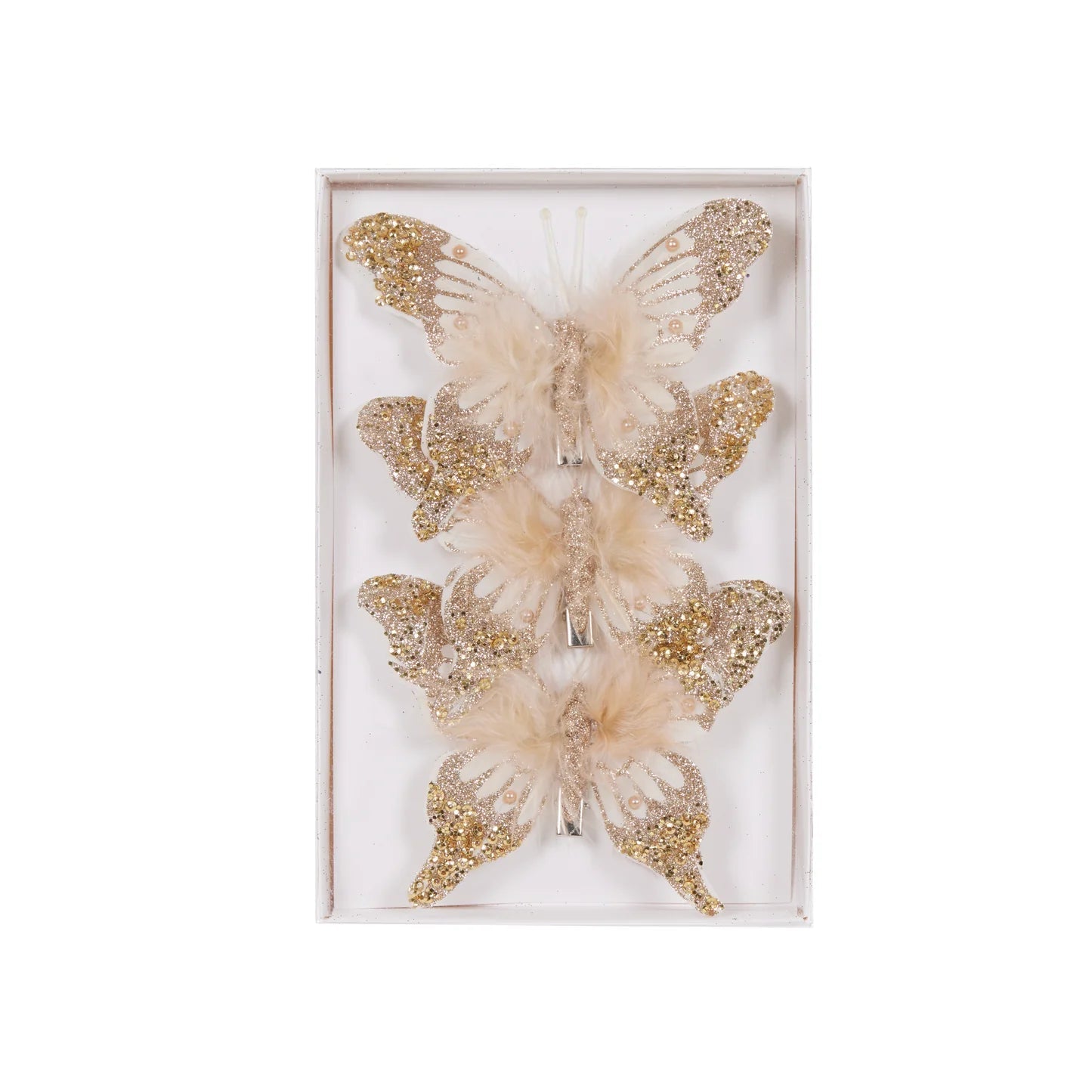 SET/3 BLUSH BUTTERFLY CLIPS - Pure Apotheca
