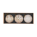 SET/3 GLASS AZTEC BAUBLES - Pure Apotheca