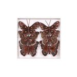 SET/6 BRONZE BUTTERFLY CLIPS - Pure Apotheca