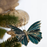 SET/6 MINI EMERALD CLIP BUTTERFLIES - Pure Apotheca