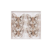 SET/6 MINI NATURAL BUTTERFLY CLIPS - Pure Apotheca