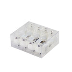 SET/8 MINI WHITE SPARKLE CLIP BIRDS - Pure Apotheca