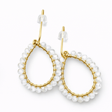 Shelley White Moonstone Teardrop Earring - Pure Apotheca