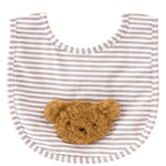 Sherpa Bear Bib Caramel - Pure Apotheca