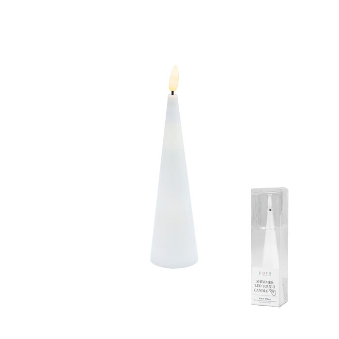 Shimmer LED Touch Flame Candle Small - Pure Apotheca