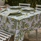 SICILIAN OLIVE TABLECLOTH 150X230CM - Pure Apotheca