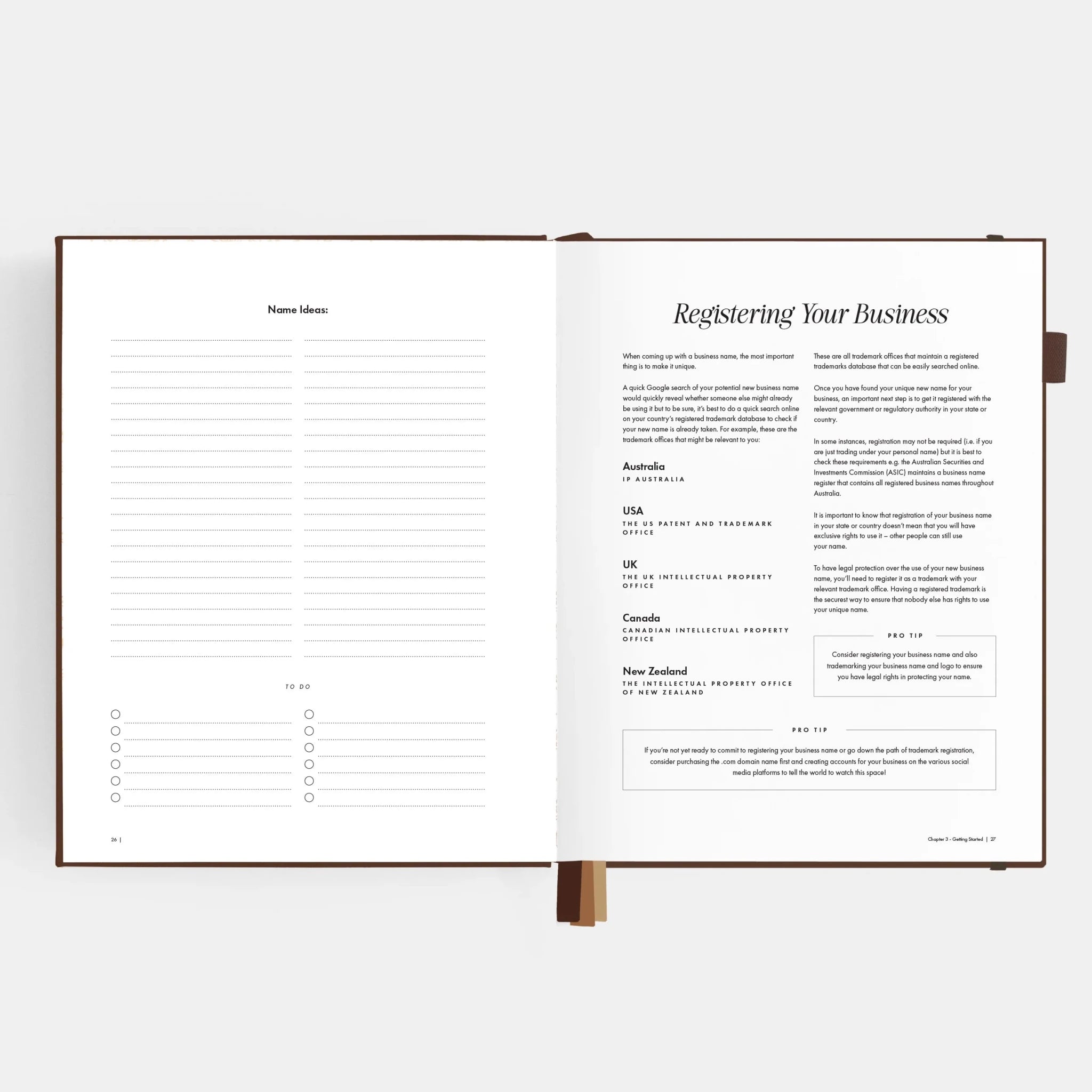 Side Hustle Planner Luxe Edition Vol 4 - Chocolate - Pure Apotheca
