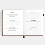 Side Hustle Planner Luxe Edition Vol 4 - Chocolate - Pure Apotheca