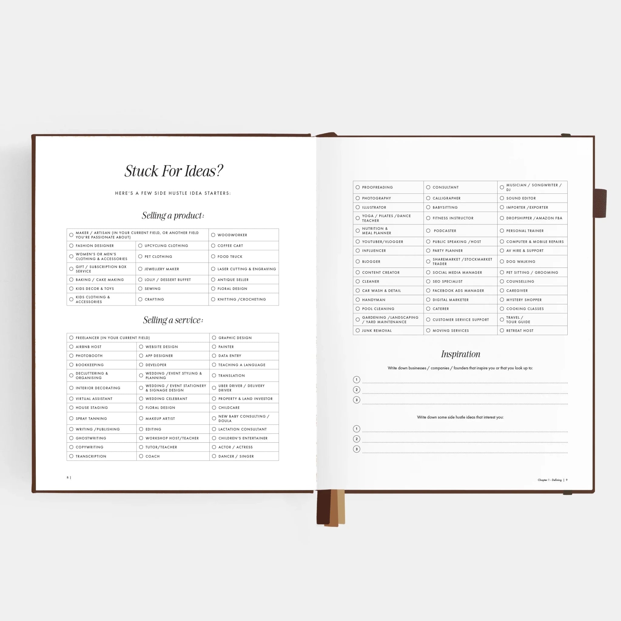 Side Hustle Planner Luxe Edition Vol 4 - Chocolate - Pure Apotheca