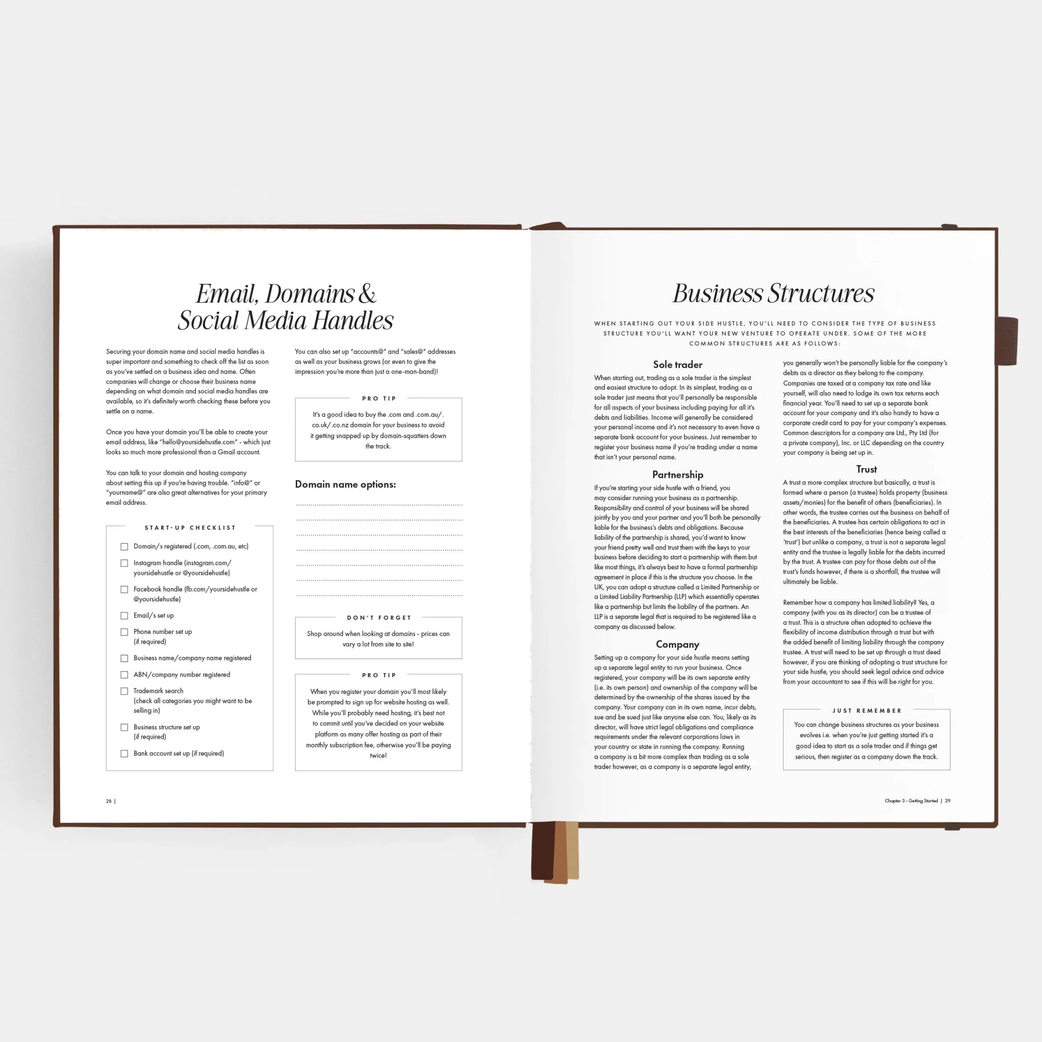 Side Hustle Planner Luxe Edition Vol 4 - Chocolate - Pure Apotheca
