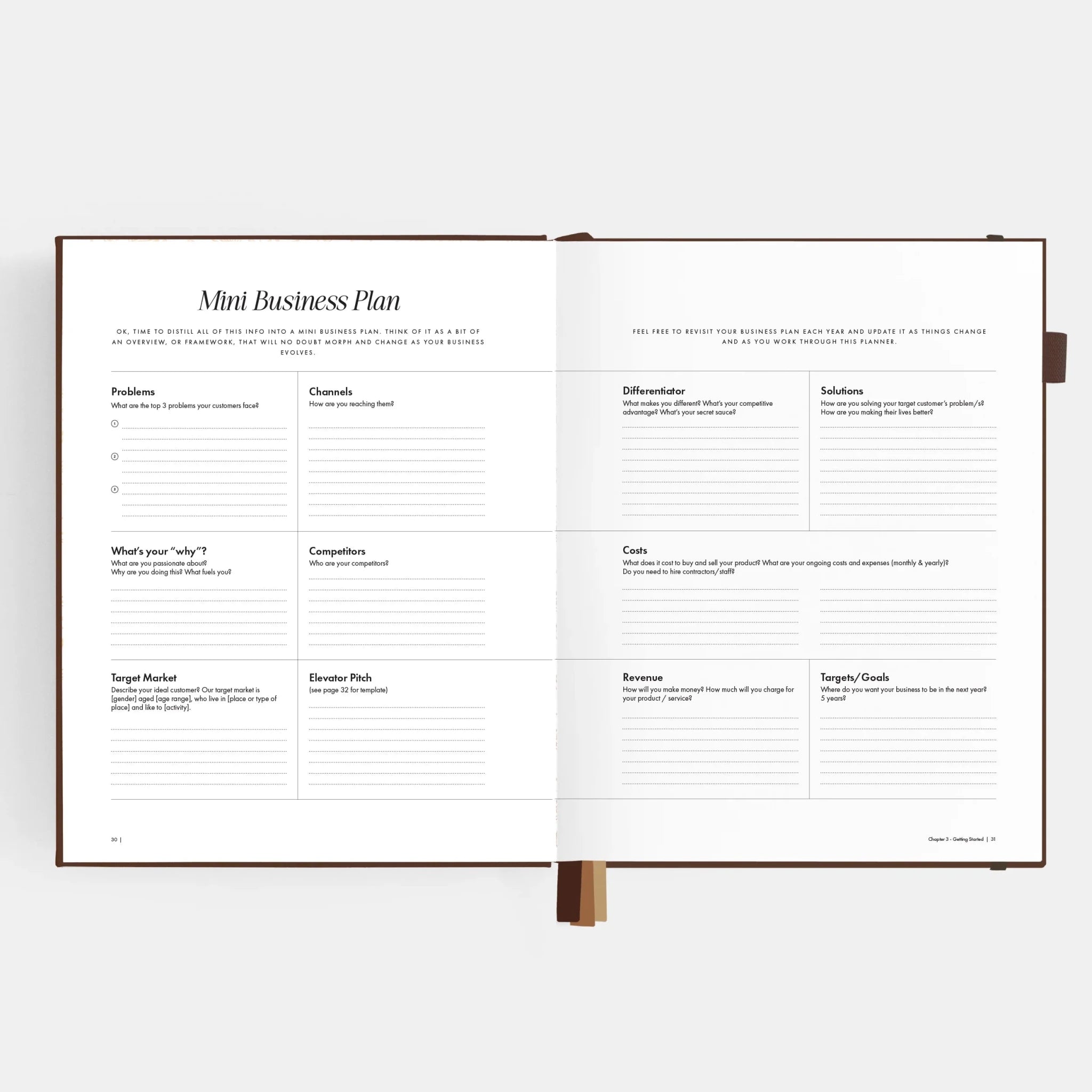 Side Hustle Planner Luxe Edition Vol 4 - Chocolate - Pure Apotheca