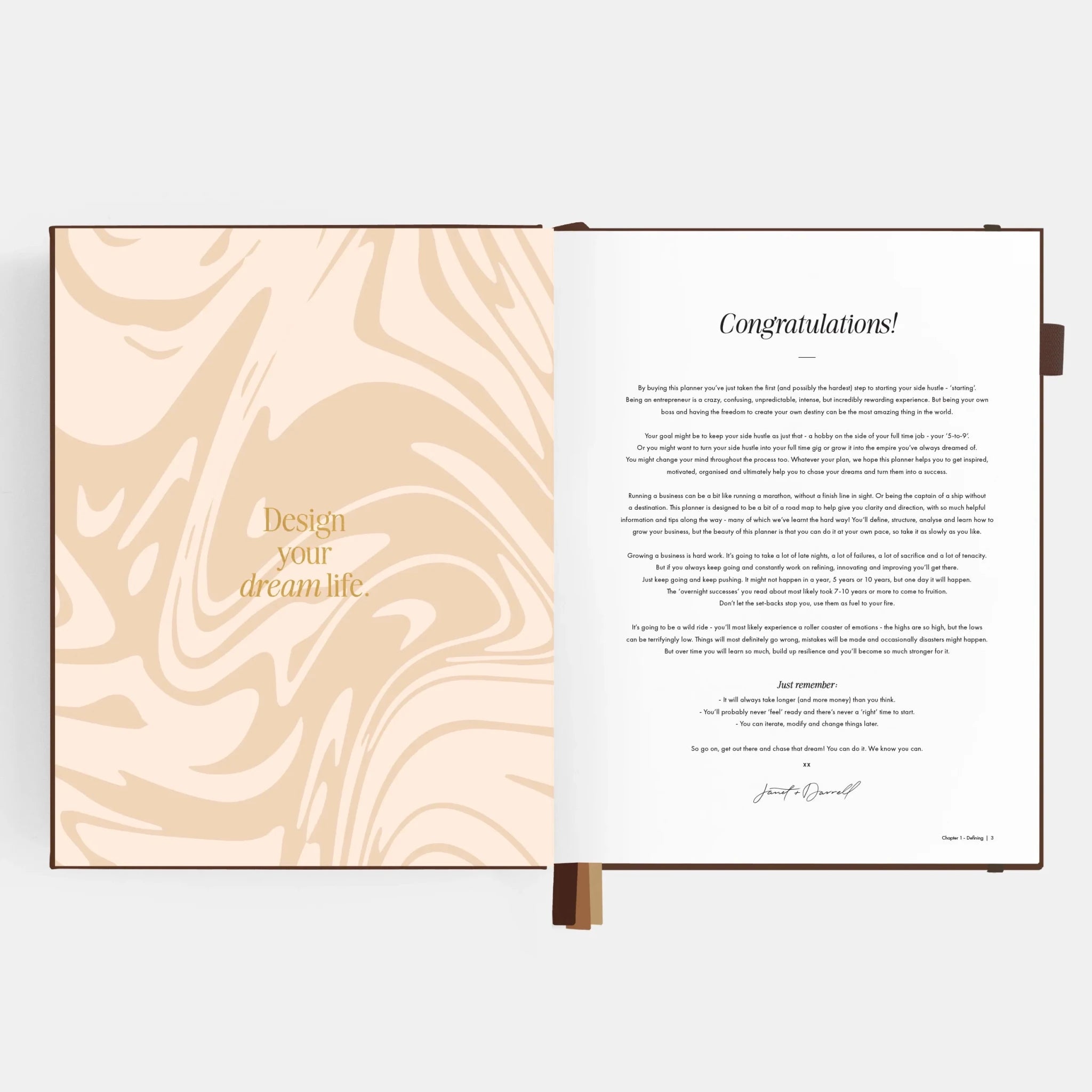 Side Hustle Planner Luxe Edition Vol 4 - Chocolate - Pure Apotheca