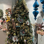 Silk Floral Meander Tree Skirt Green - Pure Apotheca