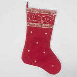 Silk Meander Stocking Red - Pure Apotheca