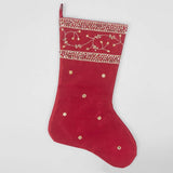 Silk Meander Stocking Red - Pure Apotheca