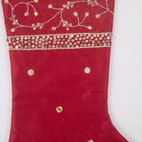 Silk Meander Stocking Red - Pure Apotheca