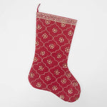 Silk Mosaic Stocking Red - Pure Apotheca