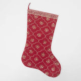 Silk Mosaic Stocking Red - Pure Apotheca