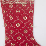 Silk Mosaic Stocking Red - Pure Apotheca