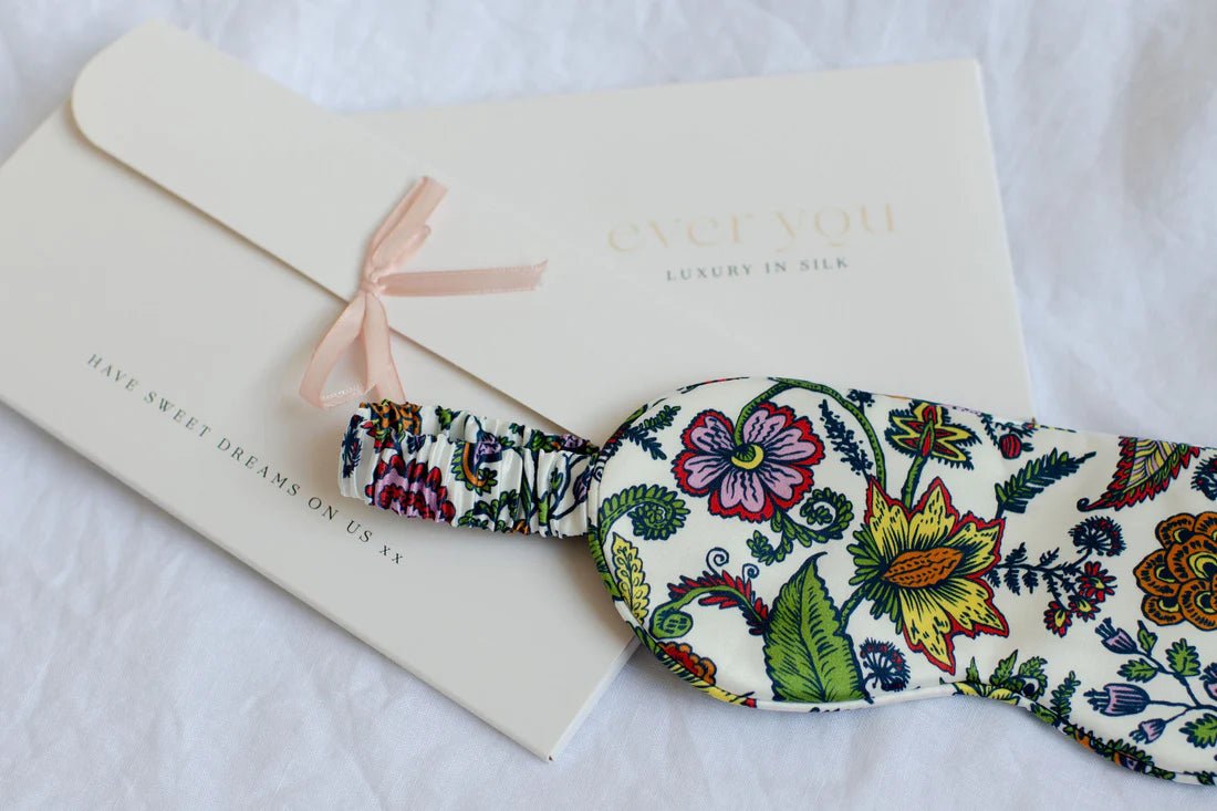 Silk Patterned Eye Mask - Pure Apotheca