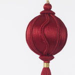 Silk Tassel Bauble Decoration Red - Pure Apotheca