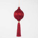 Silk Tassel Bauble Decoration Red - Pure Apotheca