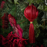 Silk Tassel Bauble Decoration Red - Pure Apotheca