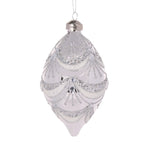 SILVER BEADED VICTORIAN DROP BAUBLE - Pure Apotheca
