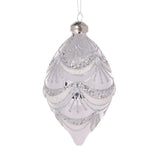 SILVER BEADED VICTORIAN DROP BAUBLE - Pure Apotheca