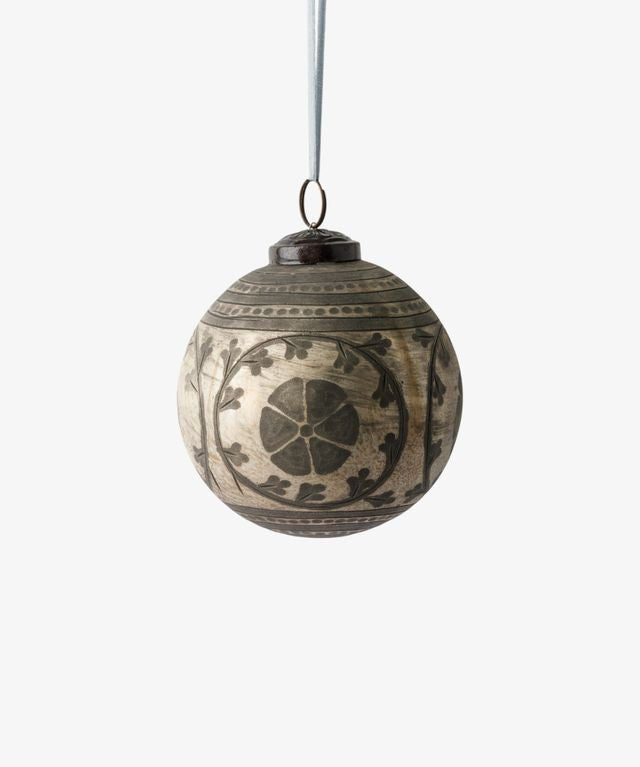 Silver Eclipse Large Hanging Ball - Pure Apotheca