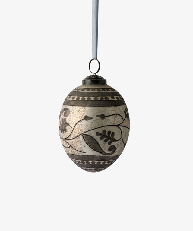Silver Eclipse Large Hanging Egg - Pure Apotheca