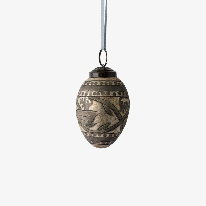 Silver Eclipse Small Hanging Egg - Pure Apotheca