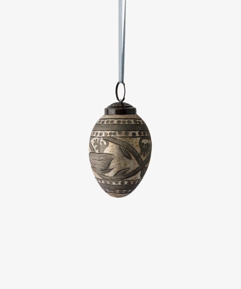 Silver Eclipse Small Hanging Egg - Pure Apotheca