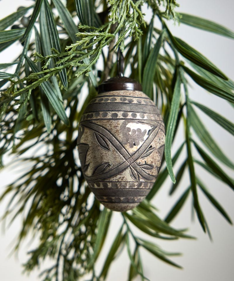 Silver Eclipse Small Hanging Egg - Pure Apotheca
