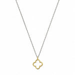Silver Gold Open Felice Necklace - Pure Apotheca
