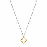 Silver Gold Open Felice Necklace - Pure Apotheca