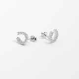 Silver Lucky Horseshoe Earring - Pure Apotheca